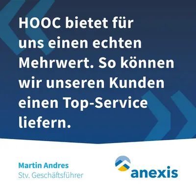 Anexis Systemtechnik utilise HOOC solutions