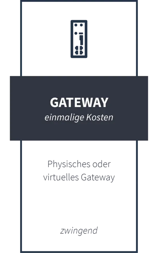 Physisches oder virtuelles Gateway mit HOOC FLEX