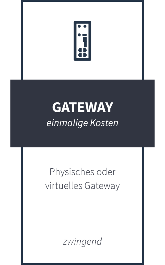 Physisches oder virtuelles Gateway mit HOOC FLEX