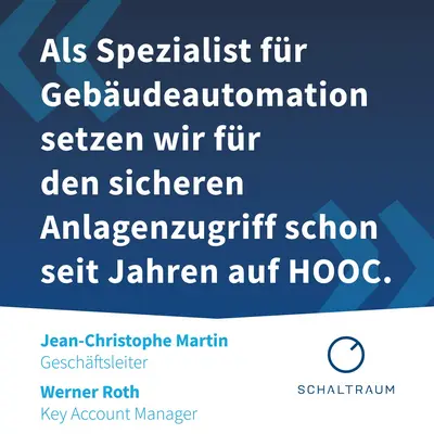 Schaltraum is using the VPN for building automation