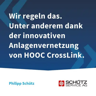 Schütz Service AG is using HOOC system networking